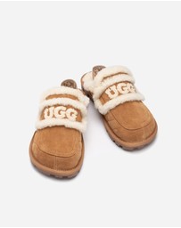 Ozwear Connection Uggs - UGG Violet Matelassé Shearling Slipper (Elastic Logo, Detachable Feature)