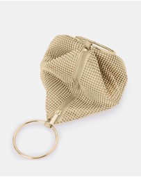 Olga Berg - Bianca Ball Mesh Handle Bag