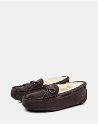EVERAU - EverAU Ugg Miracle Moccasin Leather Upper Moccasins