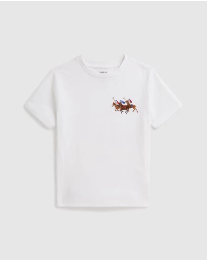 Polo Ralph Lauren - Triple-Pony Cotton Jersey Tee - Kids