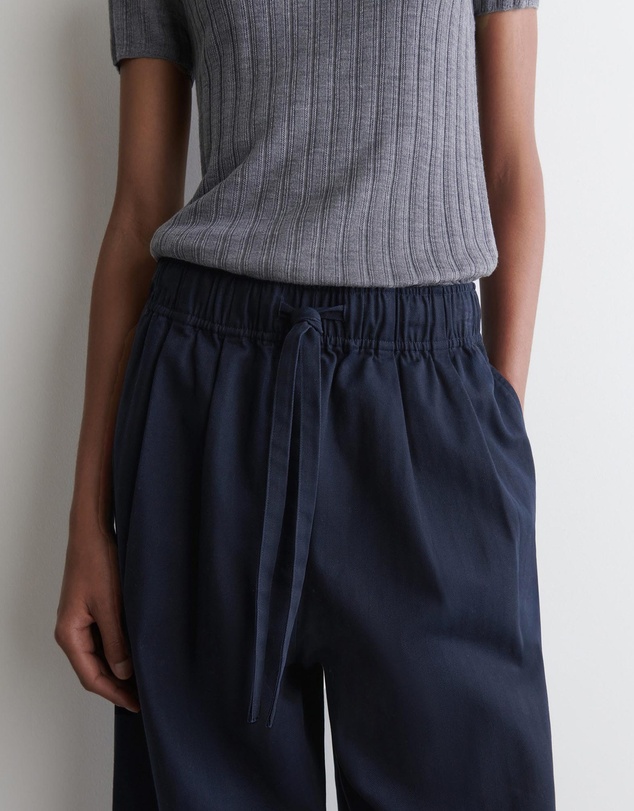 COS - Cotton Tapered Drawstring Trousers