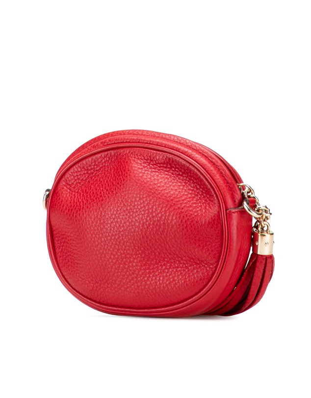 Pre-Loved by Azura Reborn - Pre-Loved Mini Pebbled Calfskin Soho Chain Crossbody