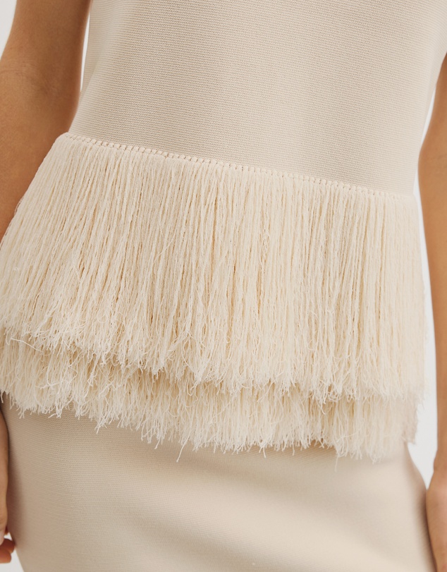 Country Road - Fringe Knit Top