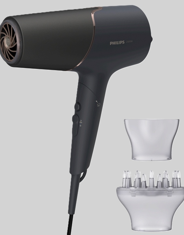 Philips - Philips Hair Dryer 5000, ThermoShield - Satin/Rose