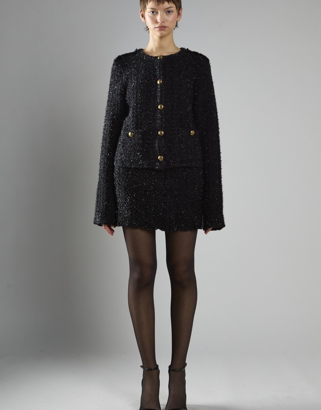 Glamorous - Tinsel Boxy Button Front Cardigan