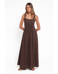 Petal & Pup - Alandra Maxi Dress - Brown
