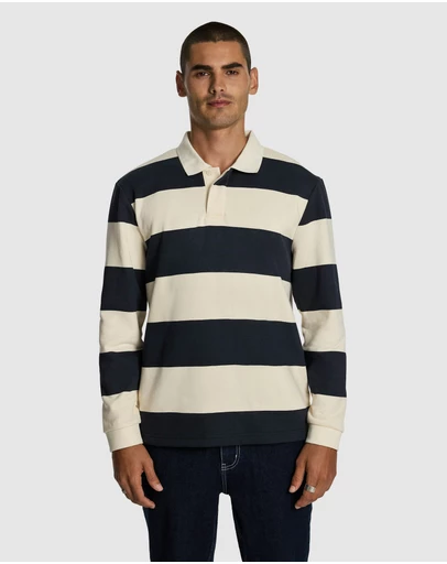 yd. - Tyler Long Sleeve Polo Shirt