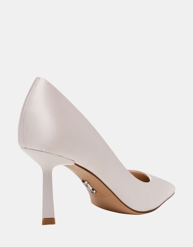 Steve Madden - Vena Ivory Pearl Satin Heels