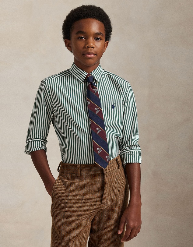 Polo Ralph Lauren - Striped Cotton Poplin Shirt - ICONIC EXCLUSIVE - Teens
