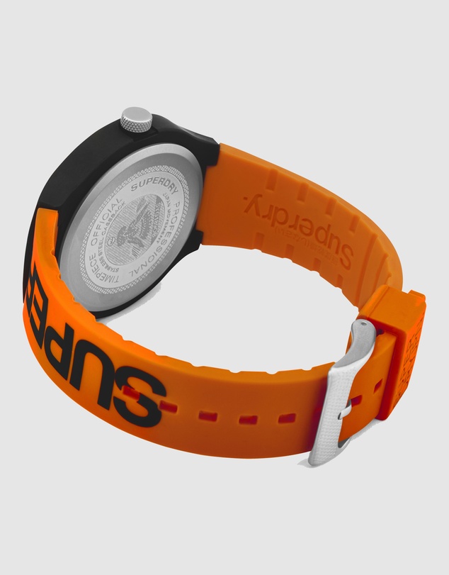 Superdry - Orange Silicone Sports Watch
