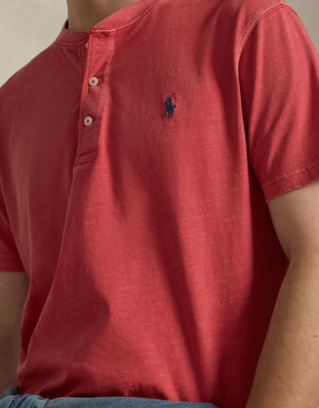 Polo Ralph Lauren - Slub Jersey Short-Sleeve Henley Shirt