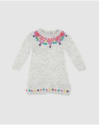Fox & Finch - Winter Vacay Hand Emb. Knitted Dress - Babies