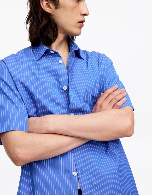 ARKET - Short-Sleeve Poplin Shirt
