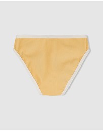 Zulu & Zephyr Mini - Mini Stripe Rib Bikini Bottoms - Kids