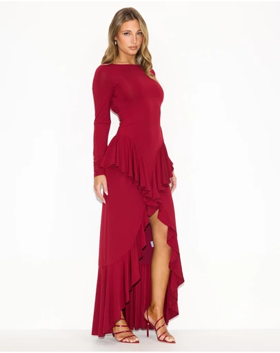 Dazie - Lulu Frill Maxi Dress