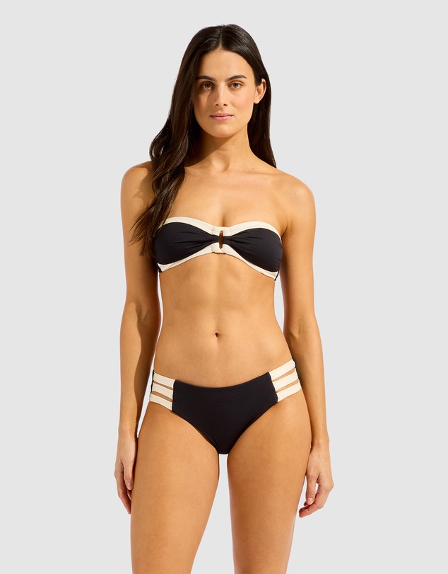 Seafolly - Bandwave Multi Strap Hipster Bikini Bottom