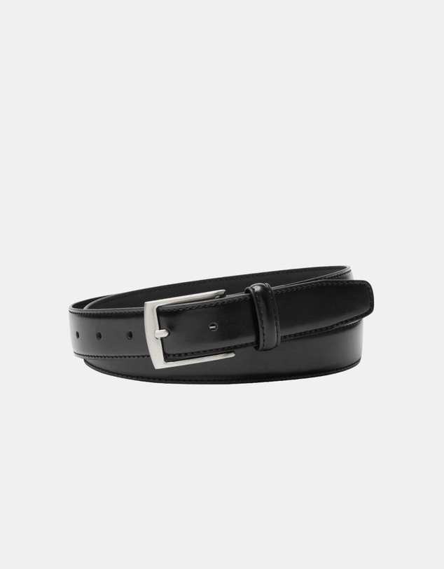 Buckle - Austin. Classic Leather Belt. 30mm width.