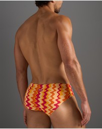 TEAMM8 - TEAMM8 Resort Wide Cut Swim Brief - Red Mirage