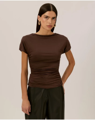 Tussah - Sonja Jersey Draped Top