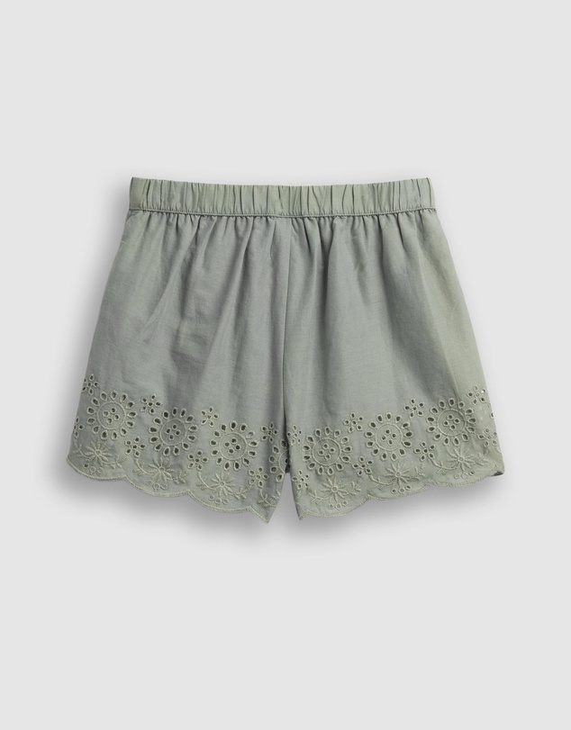 GAP - Polo Woven Eyelet Shorts - Babies-Kids