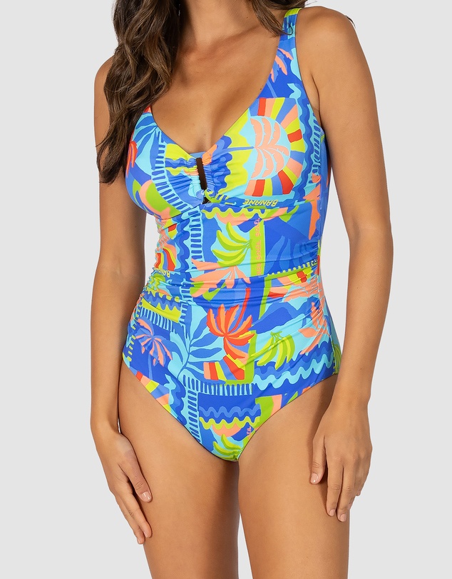 Baku Swimwear - Grenada D-E Cup Ring Front One Piece Swimsuit