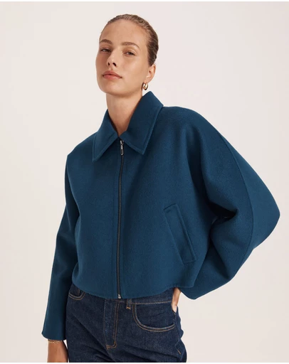 SABA - Kayla Wool Bomber Jacket