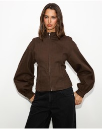 Dazie - Isla Cotton Bomber Jacket