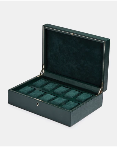 Wolf - Wolf British Racing Green 10 Pc Watch Box