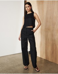 Atmos&Here - Arden Linen Blend Pants