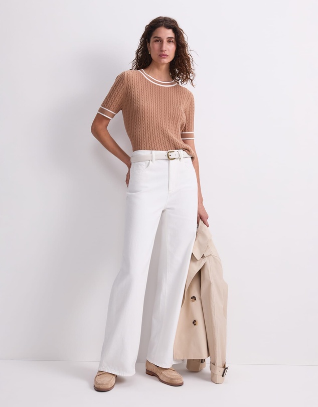 Sportscraft - Elka Cable Short Sleeve Knit