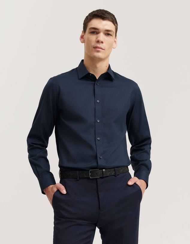Country Road - Regular Fit Textured Travel Shirt