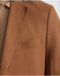 Oxford - 3 Button Linen Milton Blazer