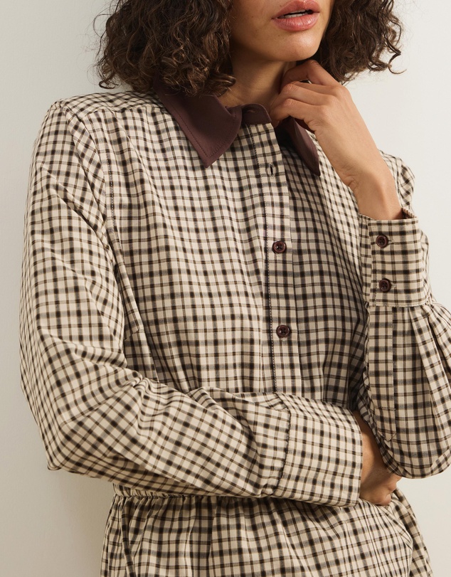 Atmos&Here - Talia Check Shirt Dress