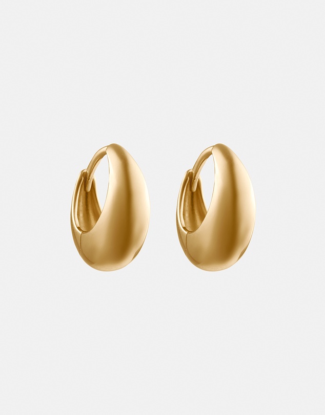 Kirstin Ash - Indigo Hoops Small