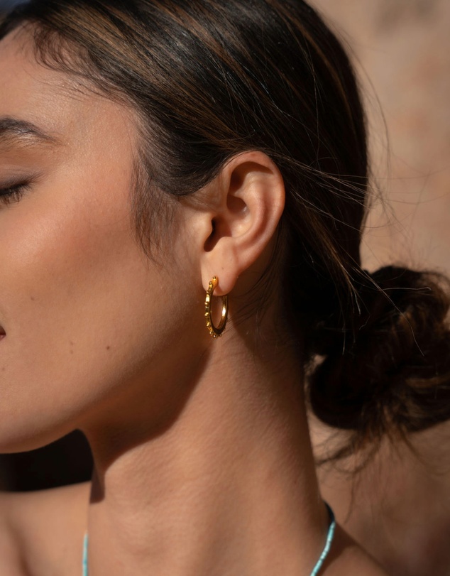 Ottoman Hands - Aida Hoop Earrings