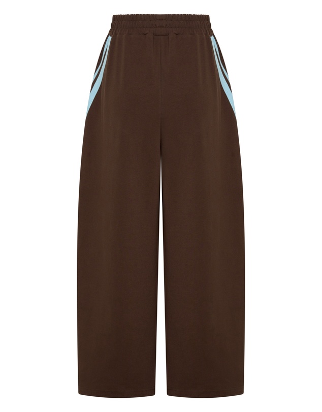 SSAINT - Barrel Trackpant Blue/Brown