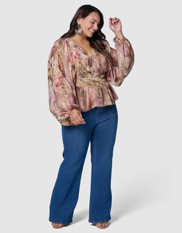 The Poetic Gypsy - Aura Peplum Blouse