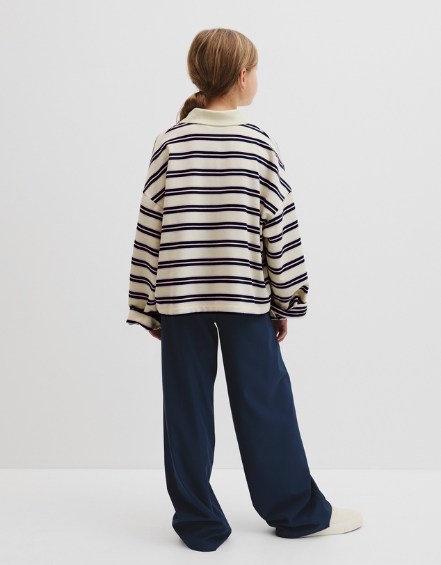Country Road - Teen Organically Grown Cotton Long Sleeve Stripe Rugby Top