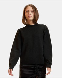 Cynthia Rowley - Metallic Knit Crewneck