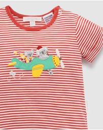 Purebaby - Christmas Airmail Growsuit -Kids-Babies