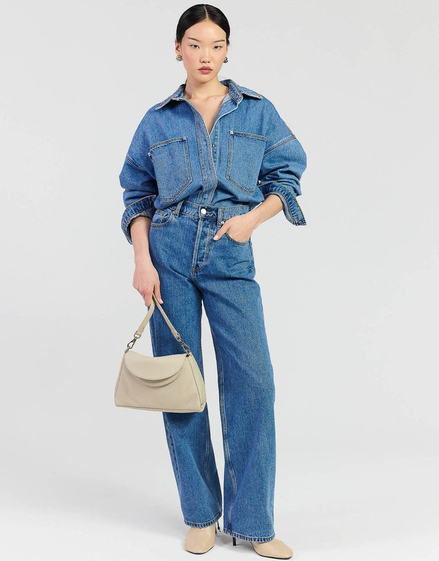 SABEN - Beckett Shoulder Bag Oyster Luxe