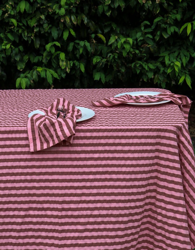 Mosey Me - Sundae Seersucker Tablecloth