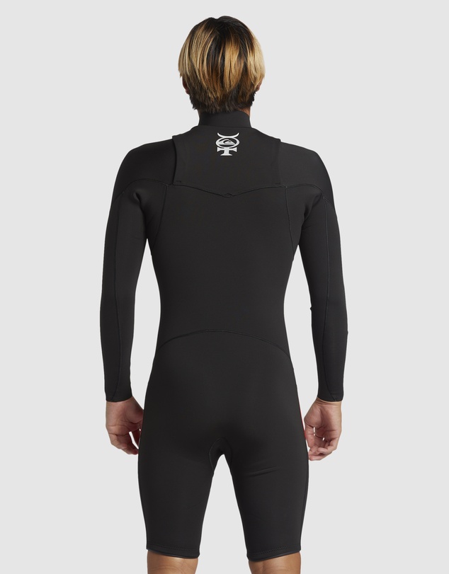 Quiksilver - Mens 2/2mm Mercury Chest Zip Long Sleeves Springsuit