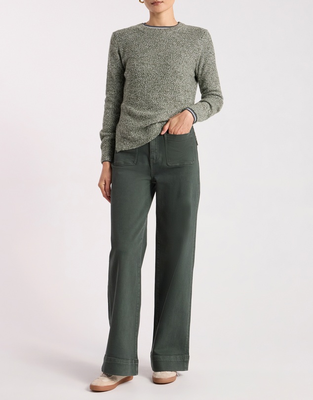 David Lawrence - Moss Stitch Knit Jumper