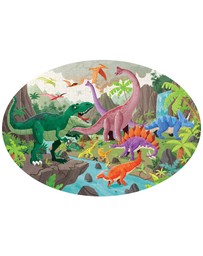 Sassi - Travel Learn Explore Puzzle and Book Set Dinosaurs