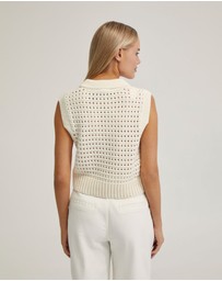 Oxford - Tory Cotton Knitted Vest