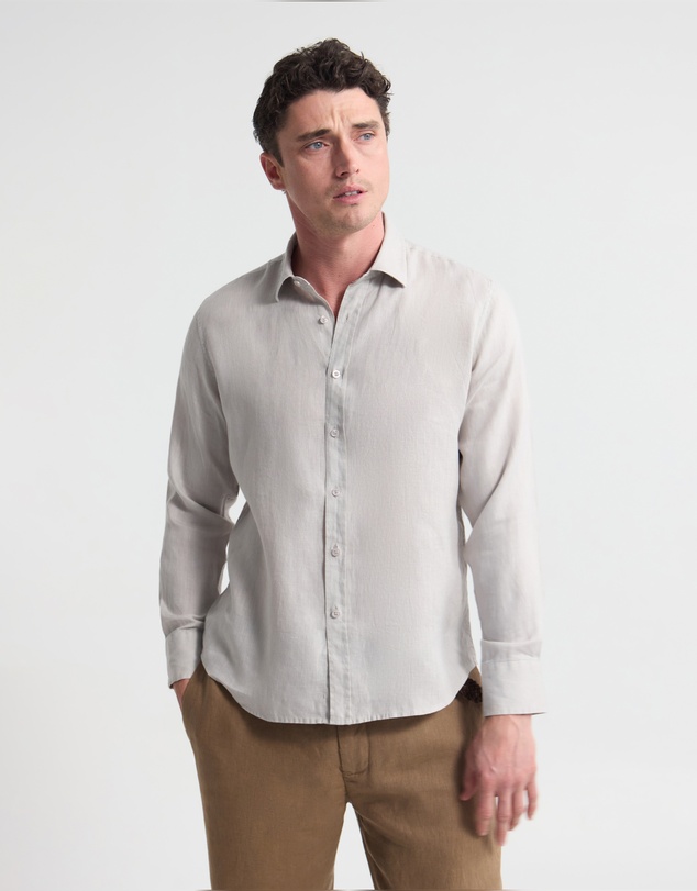 Oxford - Cooper Ls French Linen Shirt