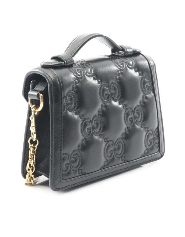 Pre-Loved by Azura Reborn - Pre-Loved Small GG Matelasse Leather Top Handle Bag