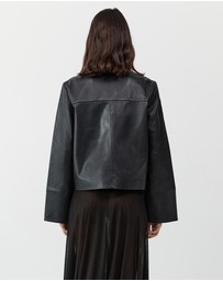 St. Agni - Leather Minimal Jacket