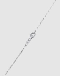 Elli Jewelry - Necklace Zirconia Circle 925 Sterling Silver